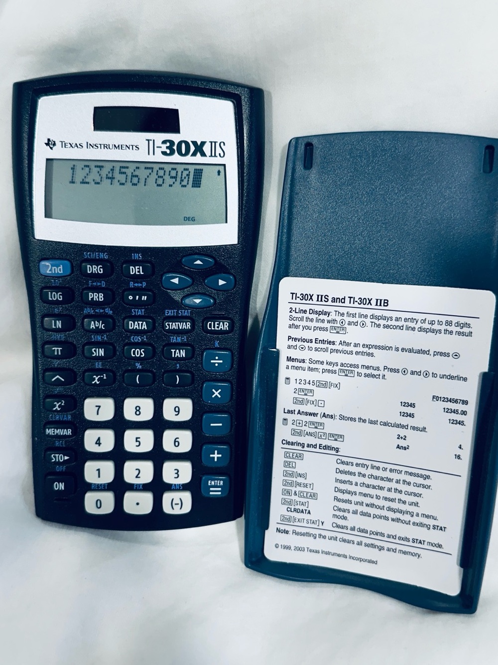 Texas Instruments TI-30X IIS Scientific Calculator - Black